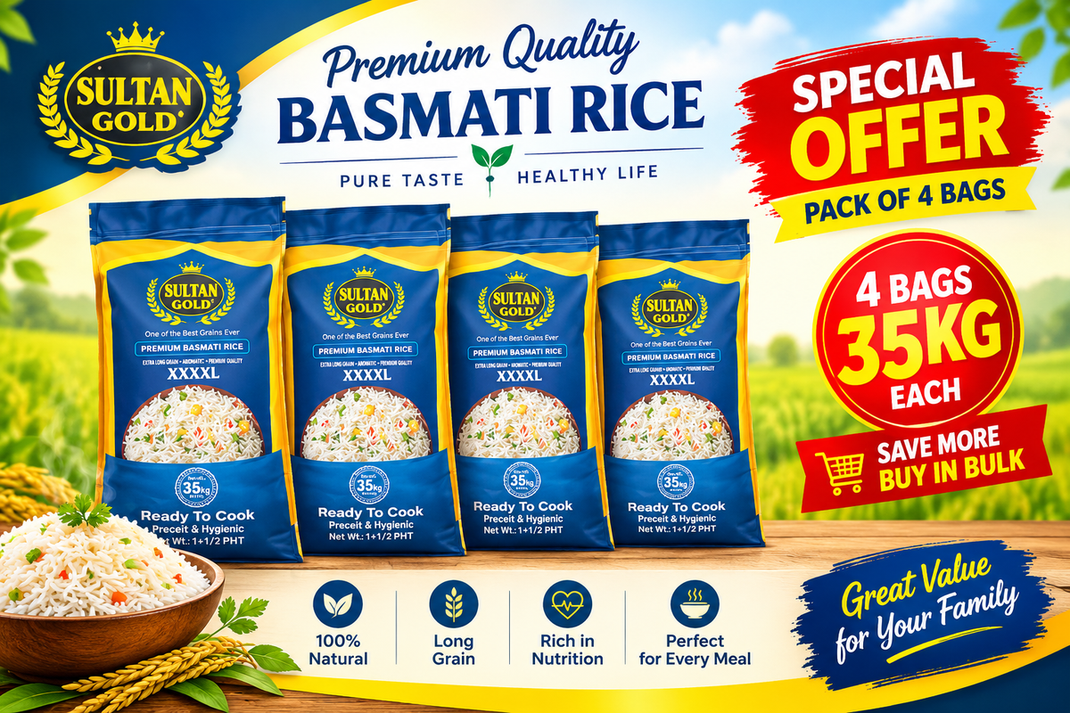 Sultan Gold 1121 pure Basmati grains